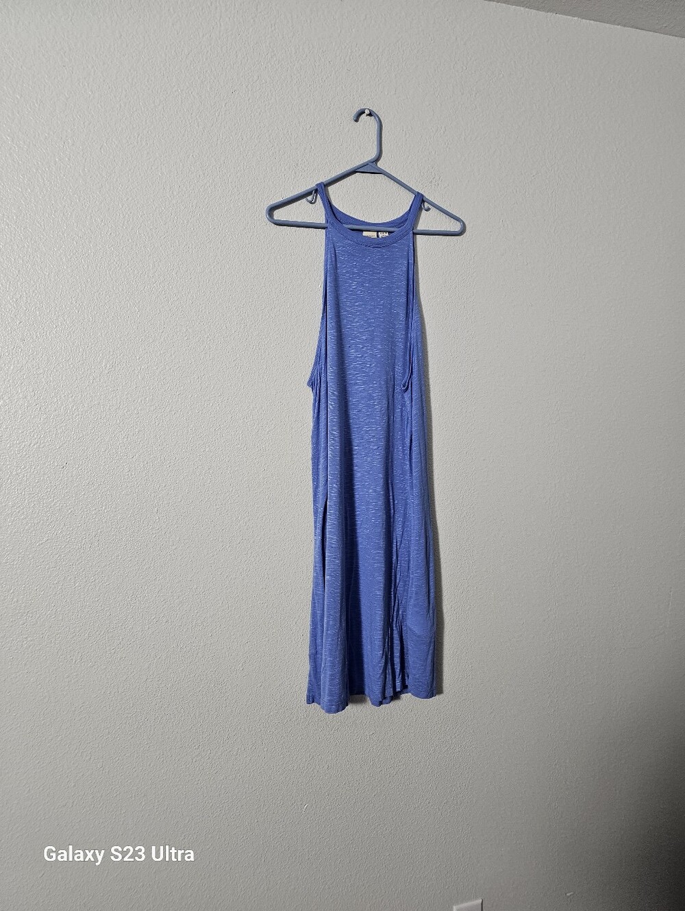 Roxy Blue Midi Tank Dress Sz XL